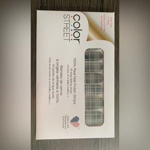 ☀️NIP☀️ ColorStreet Plaid Reputation Nail Polish Strips